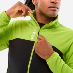 Polaire Homme|Veste De Ski<Millet Polaire Ubic Lightgrid Jkt M Macaw Green Black