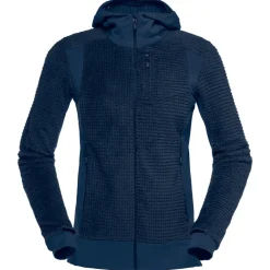 Sale Polaire Falketind Alpha120 Zip Hood W's Indigo Night Femme Veste De Ski|Polaire Femme