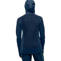 Sale Polaire Falketind Alpha120 Zip Hood W's Indigo Night Femme Veste De Ski|Polaire Femme