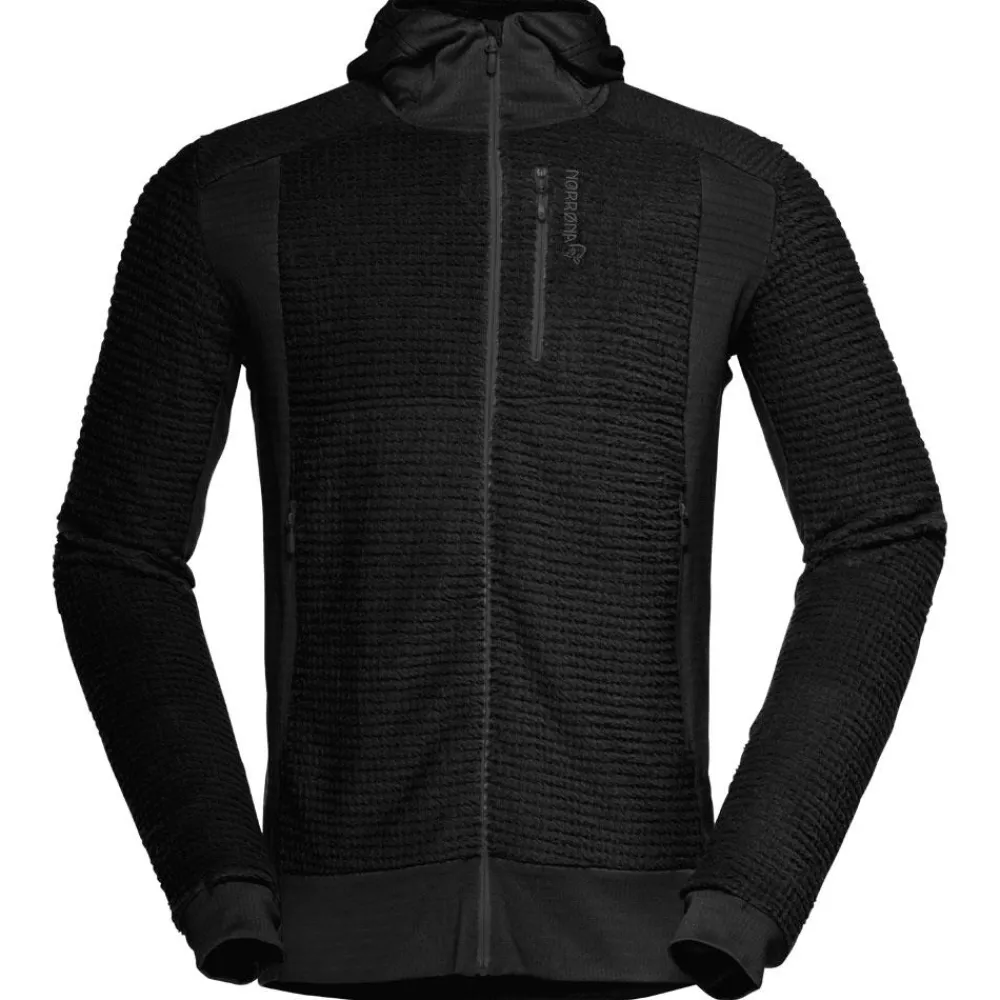 Polaire Homme|Veste De Ski<Norrona Polaire Falketind Alpha 120 Zip Hood Caviar