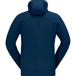 Veste De Ski|Polaire Homme<Norrona Polaire Falketind Warmwool2 Stretch Zip Hood Indigo Night