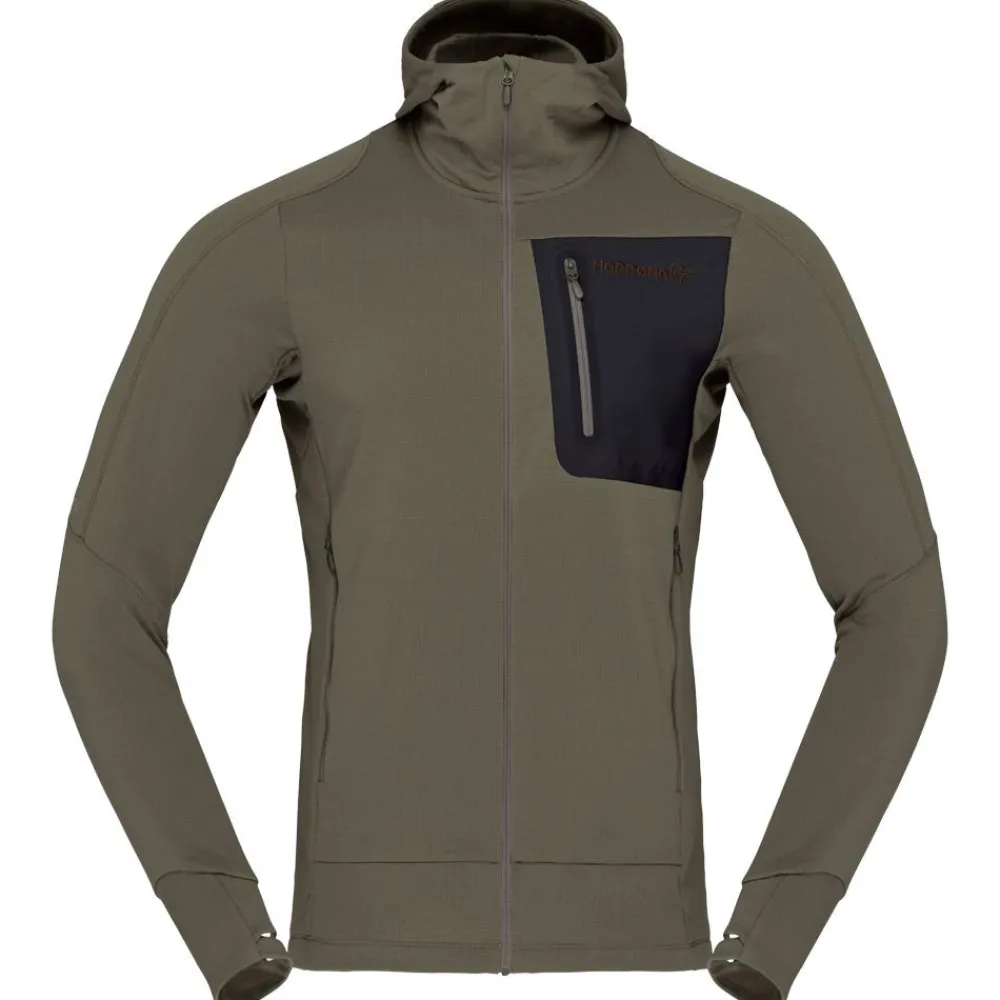 Polaire Homme|Veste De Ski<Norrona Polaire Falketind Power Grid Hood Beluga