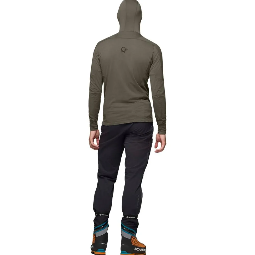 Polaire Homme|Veste De Ski<Norrona Polaire Falketind Power Grid Hood Beluga