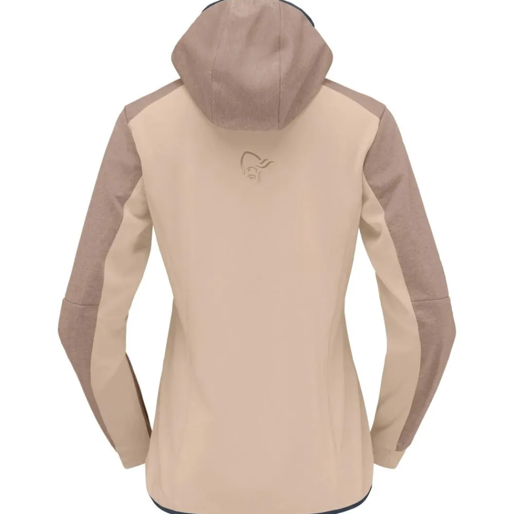 Sale Polaire Falketind Warm2 Octa Hood W's Winter Twig Femme Polaire Femme|Veste De Ski