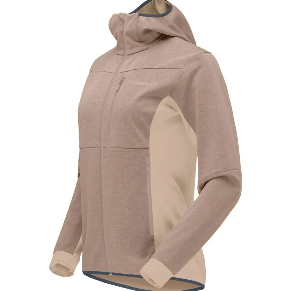 Sale Polaire Falketind Warm2 Octa Hood W's Winter Twig Femme Polaire Femme|Veste De Ski