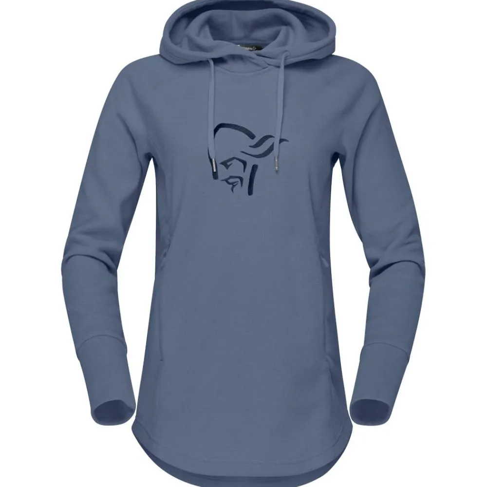 Polaire Femme|Sweat - Pull - Poncho<Norrona Polaire Femund Warm 2 Hood W Vintage Indigo