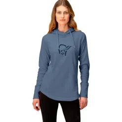 Polaire Femme|Sweat - Pull - Poncho<Norrona Polaire Femund Warm 2 Hood W Vintage Indigo