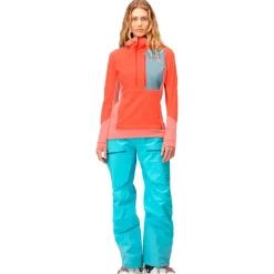 Polaire Femme|Veste De Ski<Norrona Polaire Lofoten Thermal Pro Hood W's Orange Alert Peach Amber