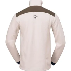 Polaire Homme|Veste De Ski<Norrona Polaire Trollveggen Warm 3 Jacket M's Whisper White