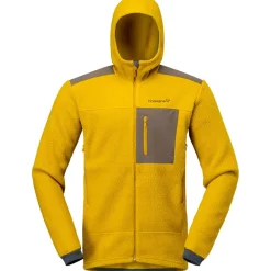 Best Polaire Trollveggen Warm 3 Zip Hood M's Golden Palm Homme Polaire Homme|Veste De Ski