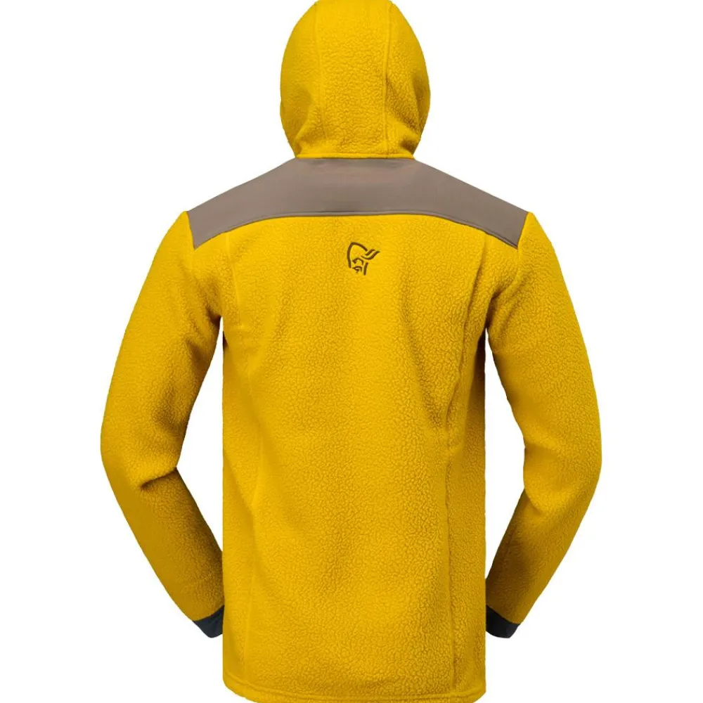 Best Polaire Trollveggen Warm 3 Zip Hood M's Golden Palm Homme Polaire Homme|Veste De Ski