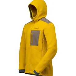Best Polaire Trollveggen Warm 3 Zip Hood M's Golden Palm Homme Polaire Homme|Veste De Ski