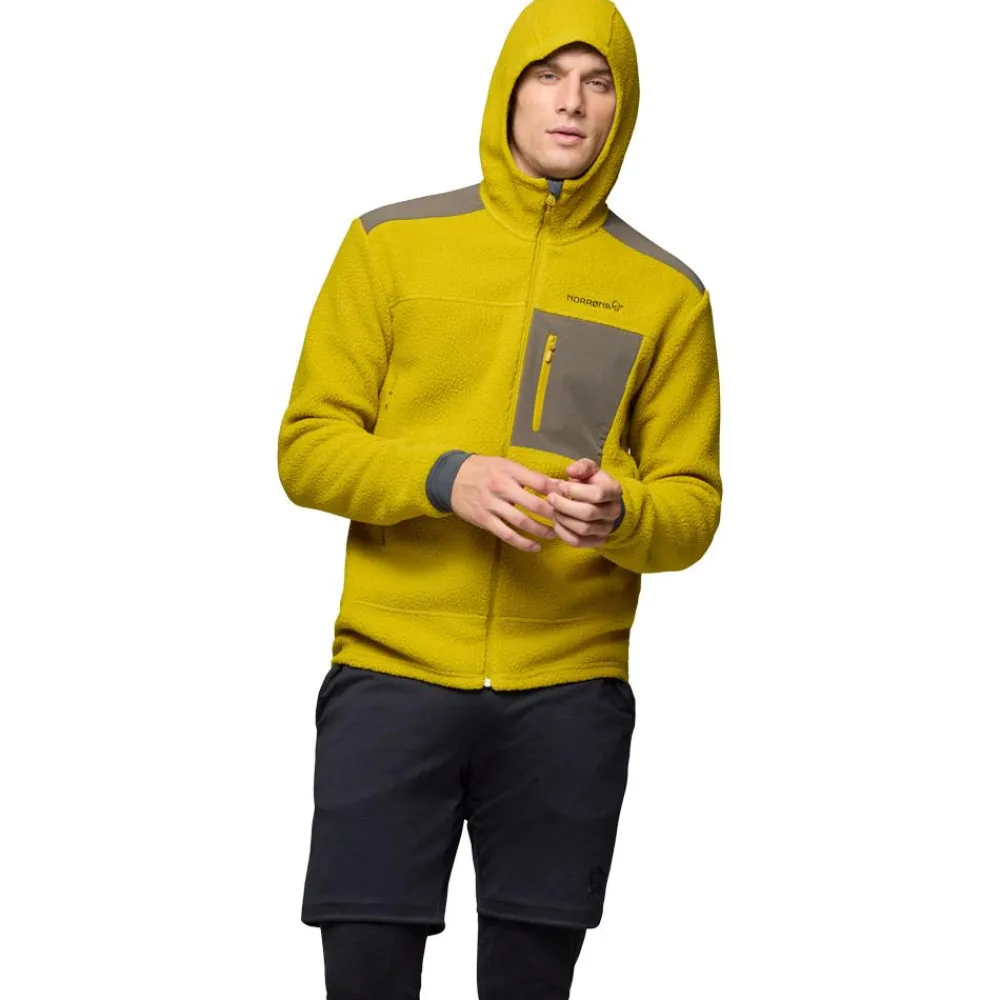 Best Polaire Trollveggen Warm 3 Zip Hood M's Golden Palm Homme Polaire Homme|Veste De Ski