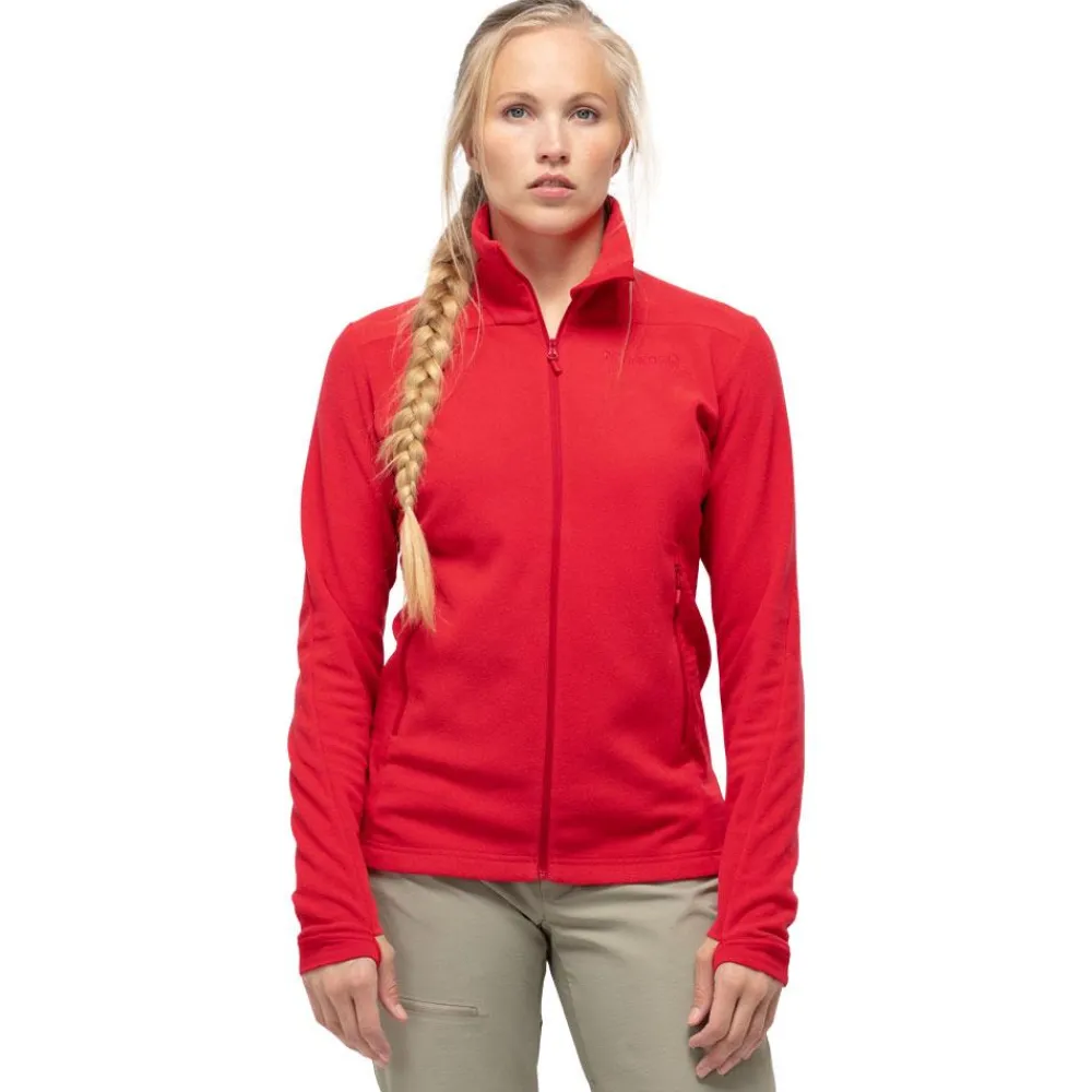 Sale Polaire Women's Falketind Warm1 True Red Femme Polaire Femme|Veste De Ski