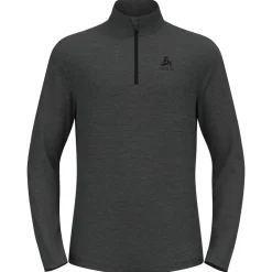 Polaire Homme|Veste De Ski<Odlo Polaire Roy Mid Layer 1/2 Zip Shale Grey Black Stripes