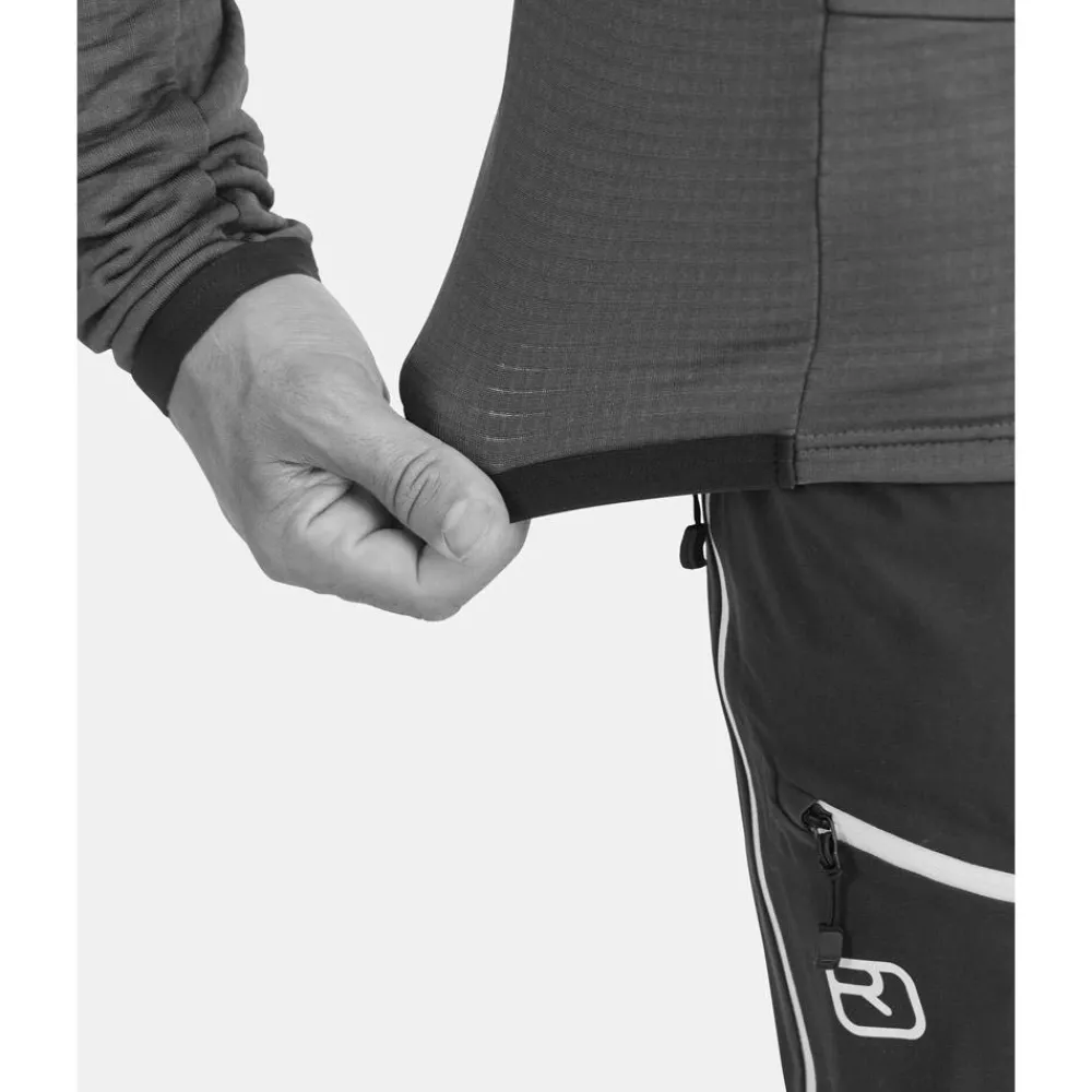 Best Polaire Fleece Grid Hoody M Dark Arctic Grey Homme Veste De Ski|Polaire Homme
