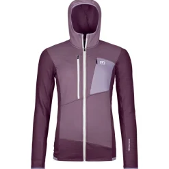 Sale Polaire Fleece Grid Hoody W Dark Wild Berry Femme Polaire Femme|Veste De Ski