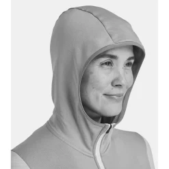 Sale Polaire Fleece Grid Hoody W Dark Wild Berry Femme Polaire Femme|Veste De Ski