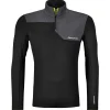 Veste De Ski|Polaire Homme<Ortovox Polaire Fleece Light Zip Neck M Black Raven