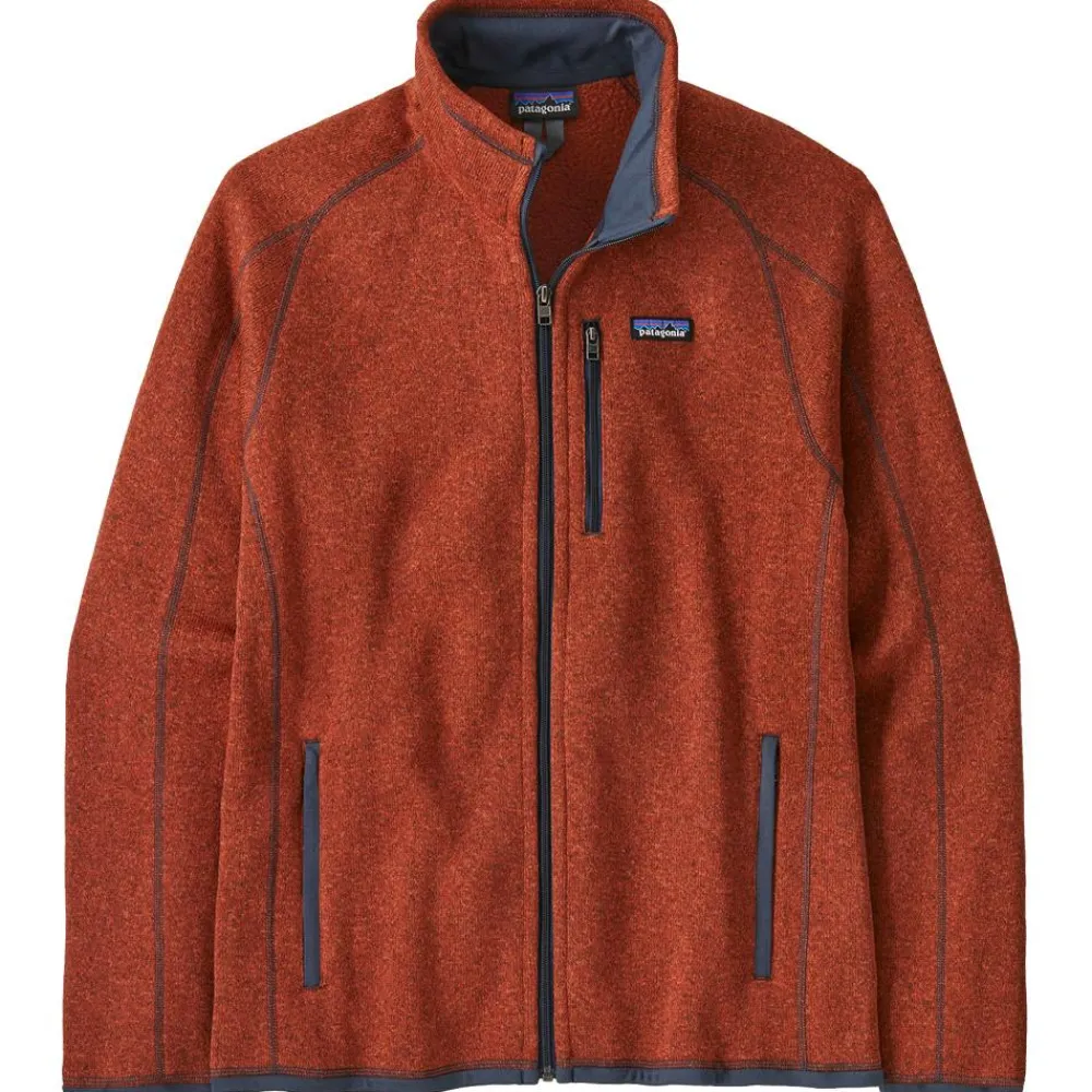 Polaire M's Better Sweater Jkt Burnished Red Homme Polaire Homme|Veste De Ski