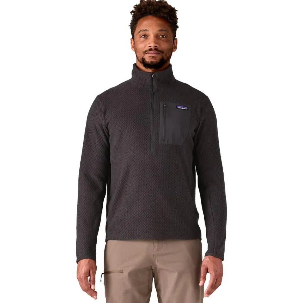 Online Polaire M's R1 Air Zip Neck Black Homme Veste De Ski|Polaire Homme