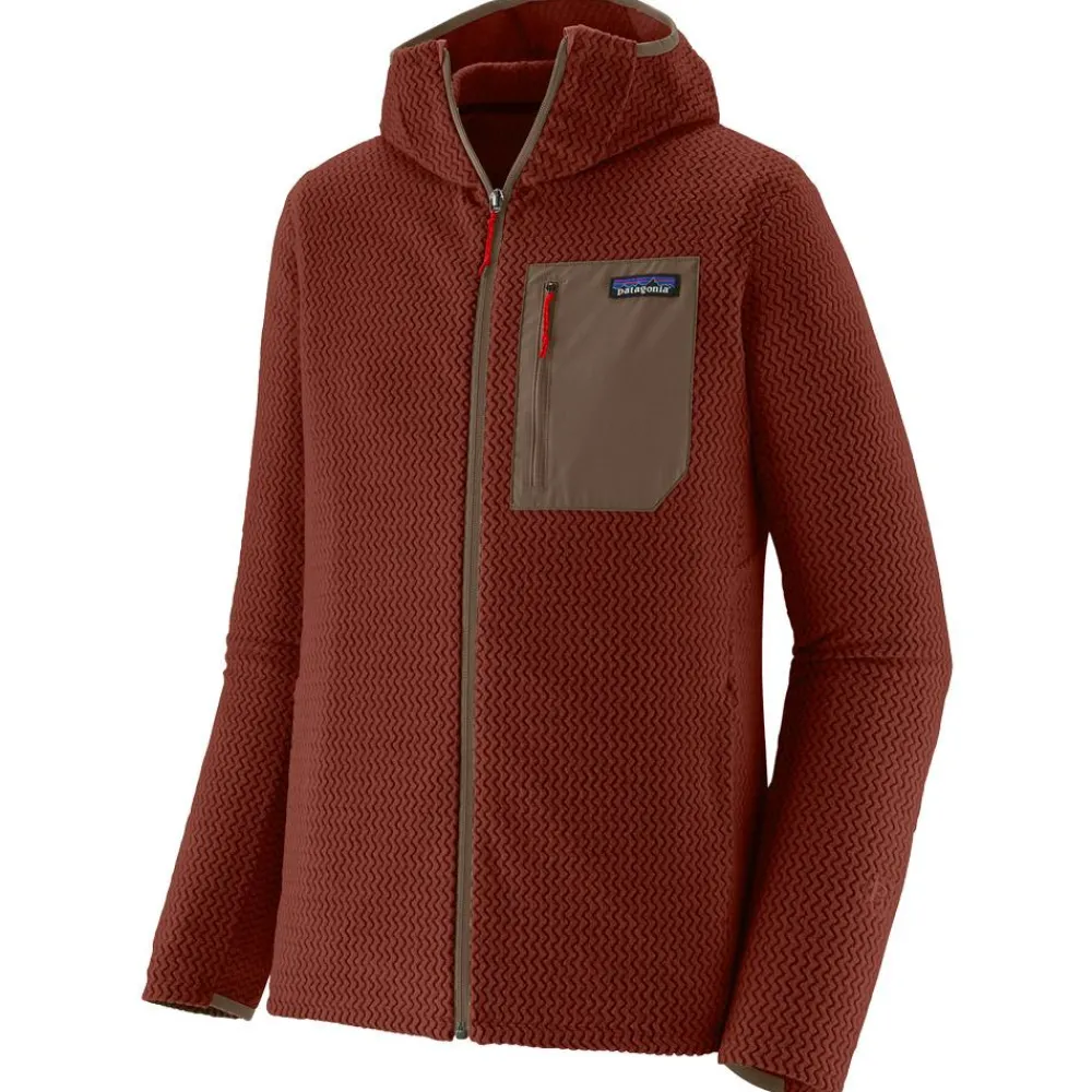 Outlet Polaire M's R1 Air Full Zip Hoody Dried Vanilla Homme Veste De Ski|Polaire Homme