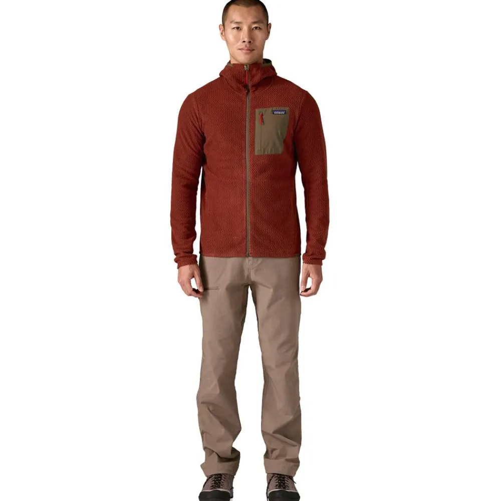 Outlet Polaire M's R1 Air Full Zip Hoody Dried Vanilla Homme Veste De Ski|Polaire Homme