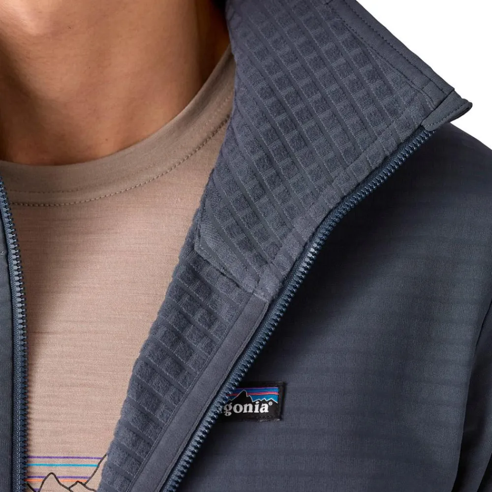 Discount Polaire M's R1 Techface Jkt Smolder Blue Homme Polaire Homme|Veste Randonnée