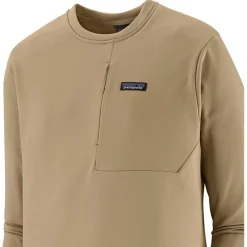 Clearance Polaire M's R1 Thermal Crew Seabird Grey Homme Polaire Homme|Veste De Ski