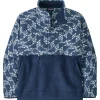 Sale Polaire M's Retro Pile 1/2 Snap Pullover New Navy Homme Polaire Homme|Veste De Ski