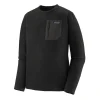 Polaire Men's R1 Air Crew Black Homme Veste De Ski|Polaire Homme