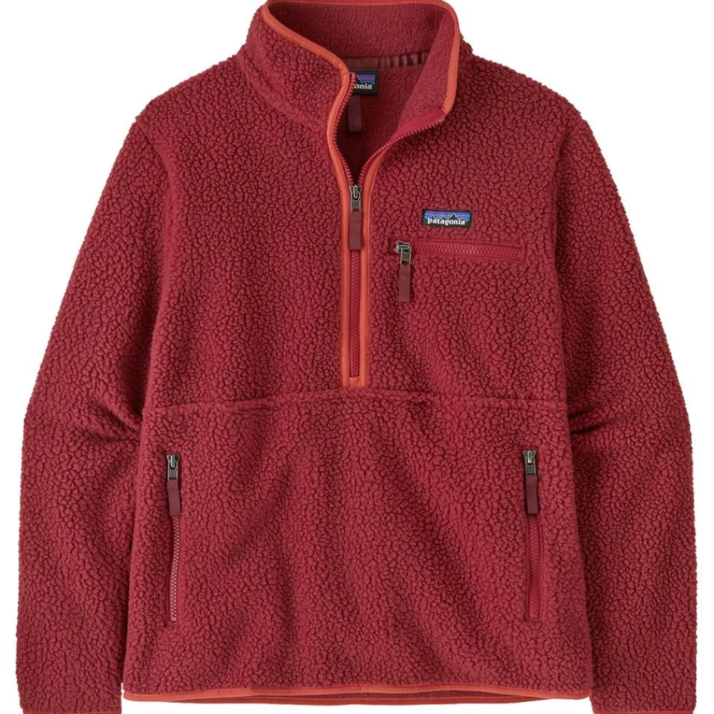 New Polaire Retro Pile Marsupial Sequoia Red Femme Polaire Femme|Veste De Ski