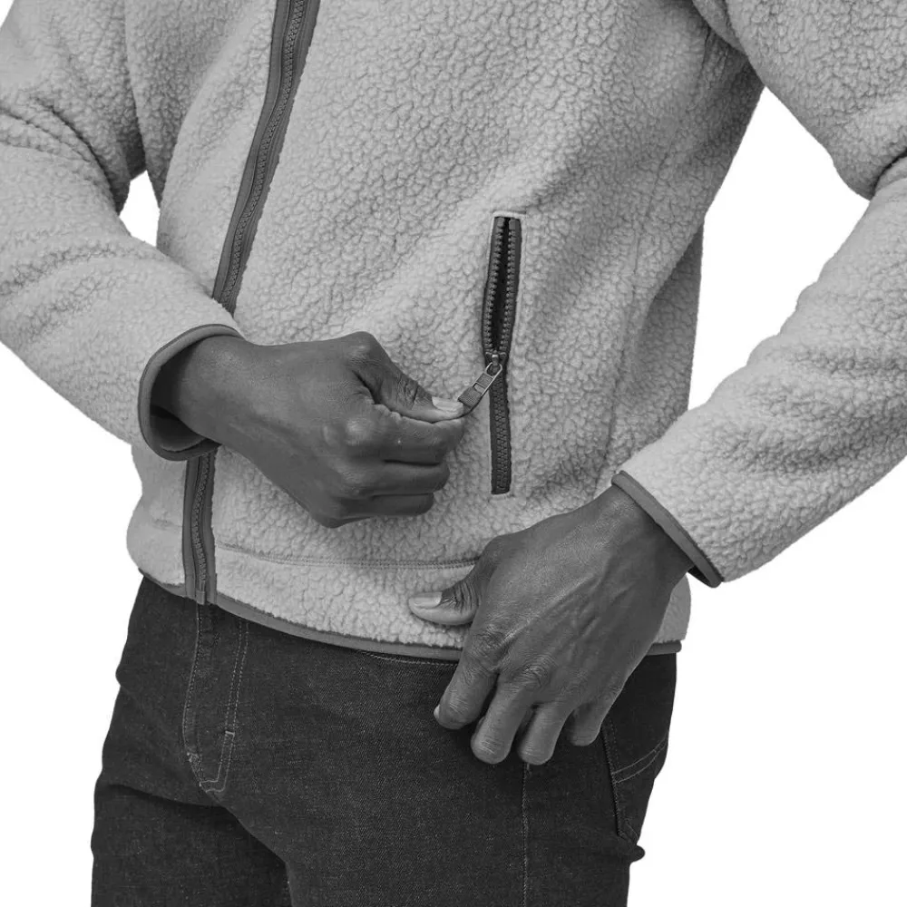 Online Polaire Retro Pile Forge Grey Homme Veste De Ski|Polaire Homme
