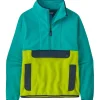 New Polaire Synch Anorak Phosphorus Green Homme Veste De Ski|Polaire Homme