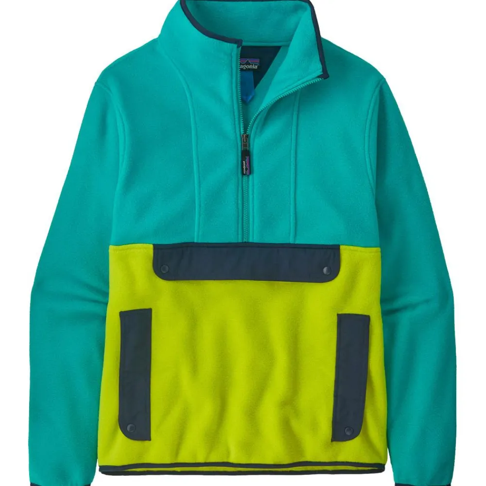New Polaire Synch Anorak Phosphorus Green Homme Veste De Ski|Polaire Homme