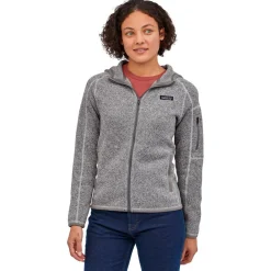 Sale Polaire W's Better Sweater Hoody Birch White Femme Polaire Femme|Veste De Ski