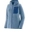 Polaire Femme|Veste De Ski<Patagonia Polaire W's R1 Air Full Zip Hoody Barnacle Blue