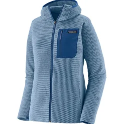 Polaire Femme|Veste De Ski<Patagonia Polaire W's R1 Air Full Zip Hoody Barnacle Blue