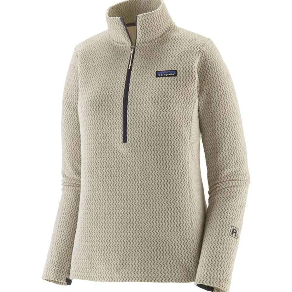 Polaire W's R1 Air Zip Neck Wool White Femme Polaire Femme|Veste De Ski