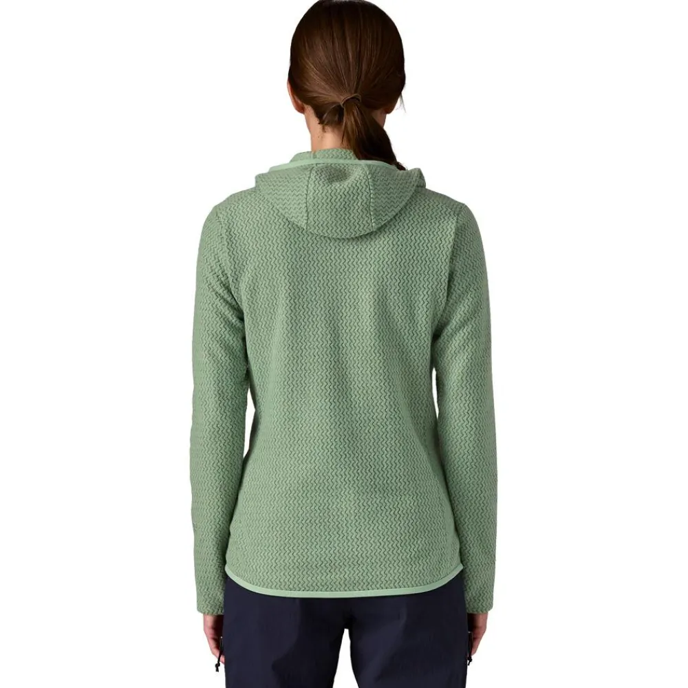 Hot Polaire W's R1 Air Full Zip Hoody Ellwood Green Femme Polaire Femme|Veste De Ski
