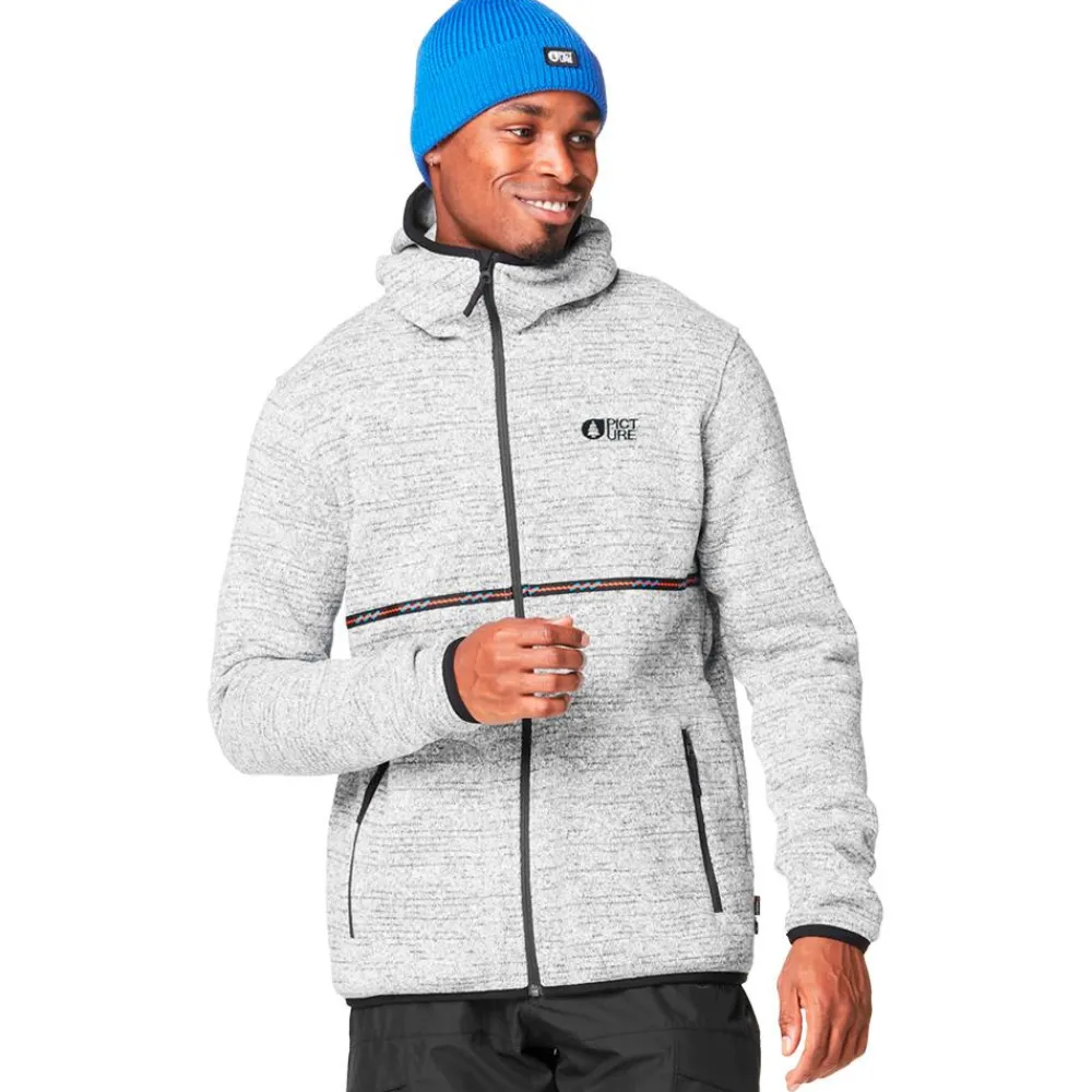 Sale Polaire Ambroze Fleece Grey Melange Homme Polaire Homme|Veste De Ski