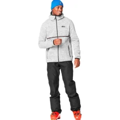 Sale Polaire Ambroze Fleece Grey Melange Homme Polaire Homme|Veste De Ski