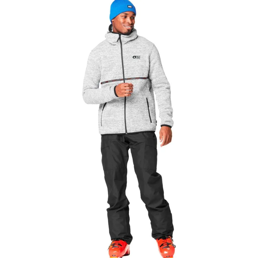 Sale Polaire Ambroze Fleece Grey Melange Homme Polaire Homme|Veste De Ski