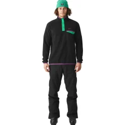Outlet Polaire Arcca M 1/4 Black Homme Veste De Ski|Polaire Homme
