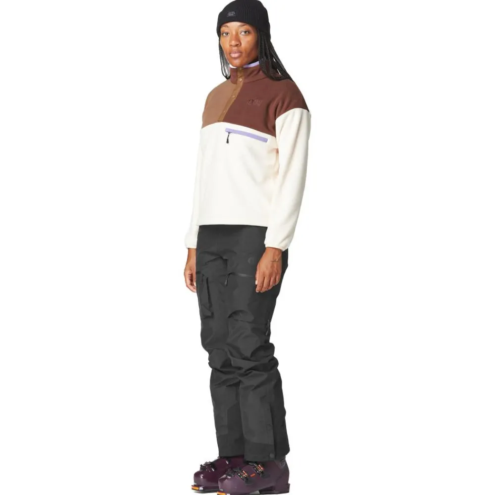 Polaire Femme|Veste De Ski<Picture Polaire Arcca W 1/4 Fleece Vanilla Cocoa Chicory