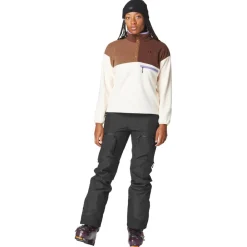 Polaire Femme|Veste De Ski<Picture Polaire Arcca W 1/4 Fleece Vanilla Cocoa Chicory