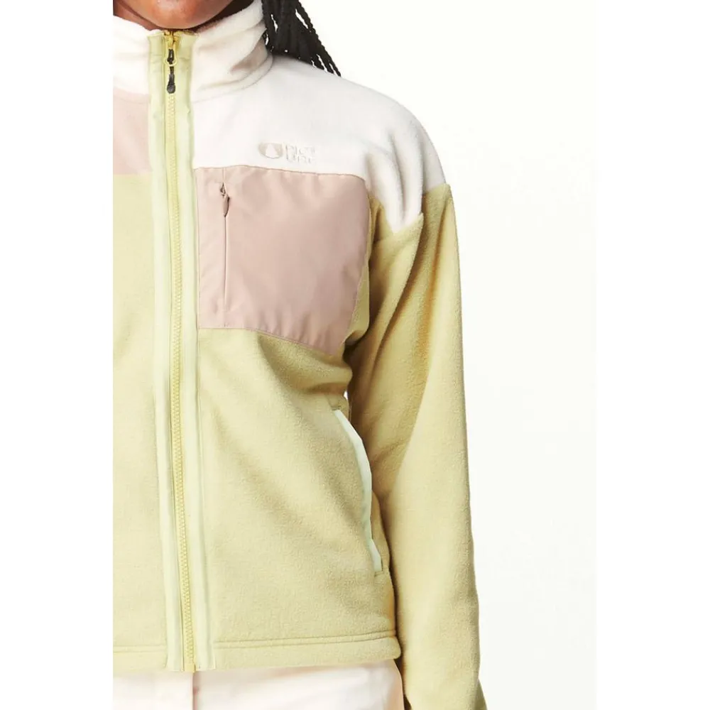 New Polaire Arcca W Full Zip Fleece Hemp Roebuck Vanilla Femme Veste De Ski|Polaire Femme