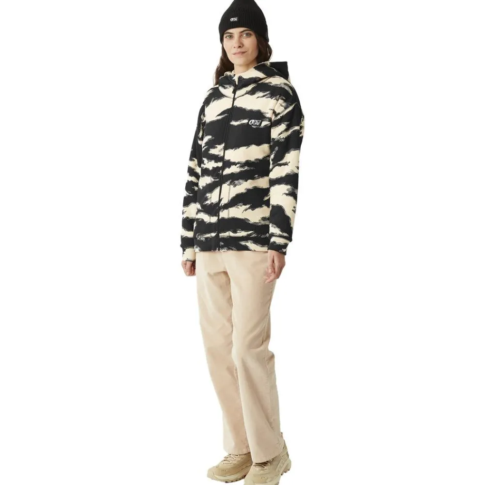 Discount Polaire Basement Plush Z Shadow Print Femme Veste De Ski|Polaire Femme