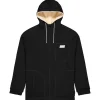 Discount Polaire Basement Plush Zip Hoodie Black Homme Polaire Homme|Veste De Ski