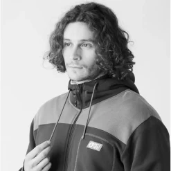 Discount Polaire Basement Plush Zip Hoodie Black Homme Polaire Homme|Veste De Ski